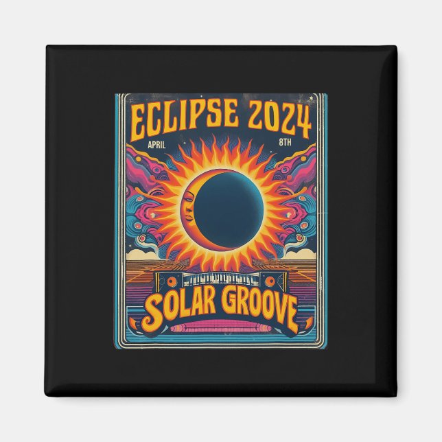 Solar Eclipse insgesamt 8. April 2024 Nord Magnet (Vorne)