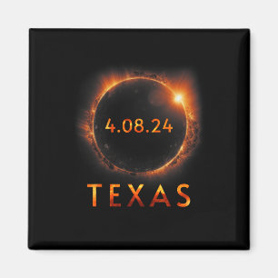 Solar Eclipse insgesamt 8. April 2024 Texas Solar Magnet