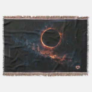 Solar Eclipse Inspiriere Awe AI Art von Xzendor7 Decke