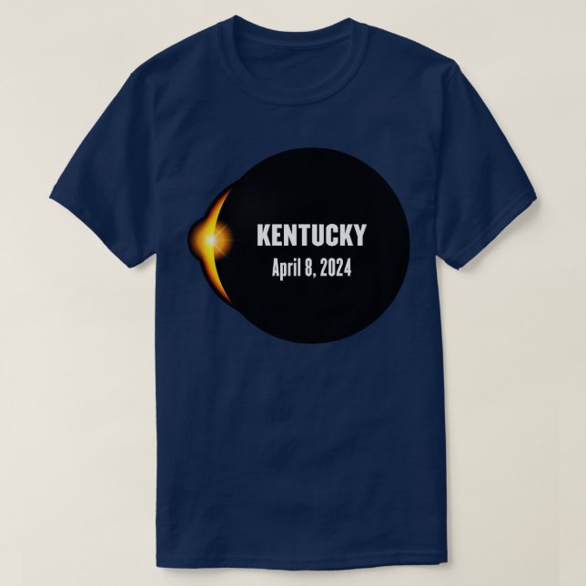 Solar Eclipse Kentucky 2024 TShirt (Design vorne)