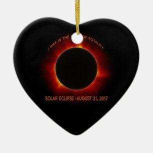 Solar-Eclipse Keramik Ornament