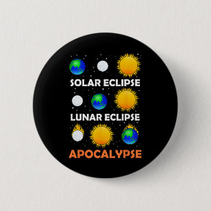 Solar Eclipse Lunar Science Teacher Space Eclipse Button