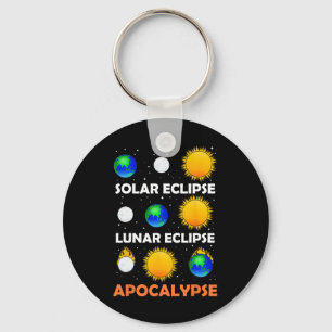 Solar Eclipse Lunar Science Teacher Space Eclipse Schlüsselanhänger