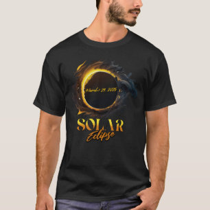 Solar-Eclipse-März insgesamt 29 2025 Gedenk-C T-Shirt