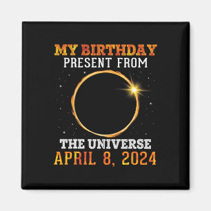 Solar Eclipse meine Geburtstagspräsenz von der Uni Magnet