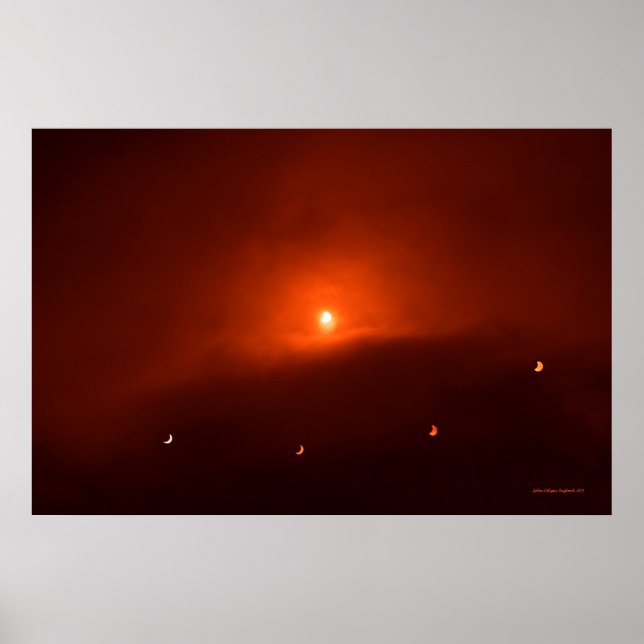 Solar Eclipse over Somerset, 2015 Poster (Vorne)