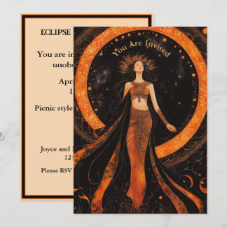 Solar Eclipse Party vollständig anpassbar anzeigen Einladung