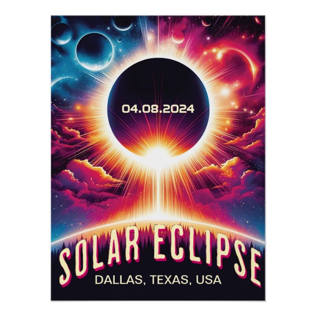 Solar-Eclipse Poster (Vorderseite)