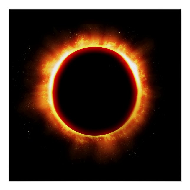 Solar-Eclipse Poster (Vorderseite)