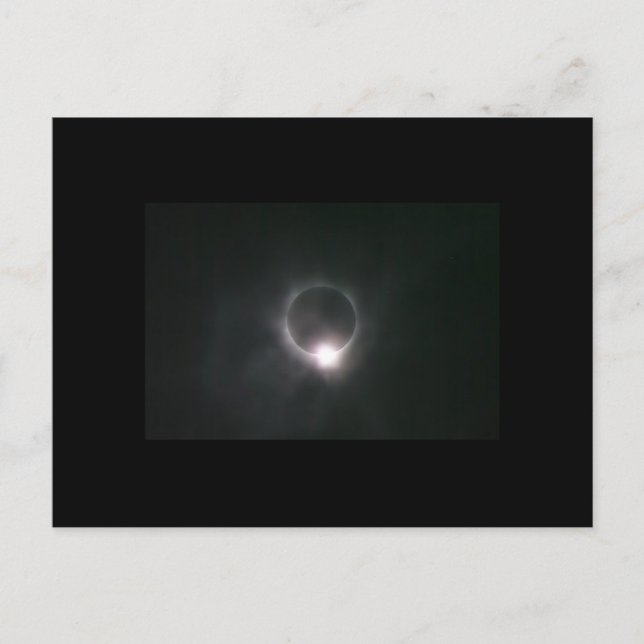 Solar-Eclipse Postkarte (Vorderseite)