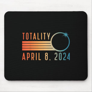 Solar Eclipse Shirt 8. April 2024 Totality Solar E Mousepad