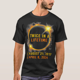 Solar Eclipse Shirt zweimal im Lifetime 2024 GIft