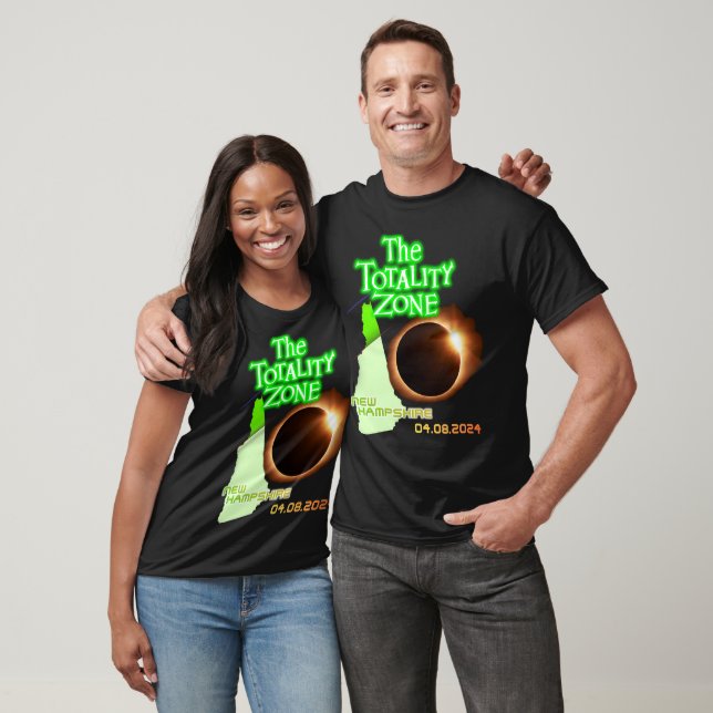 Solar Eclipse Totality Zone NH 2024 T - Shirt (Unisex)