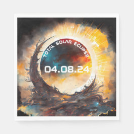 Solar Eclipse Viewing Party Serviette