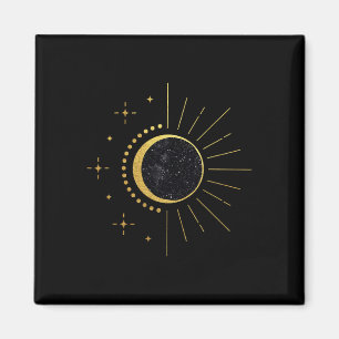 Solar-Eclipse zweimal im Leben 2024 Gesamtsolaranl Magnet