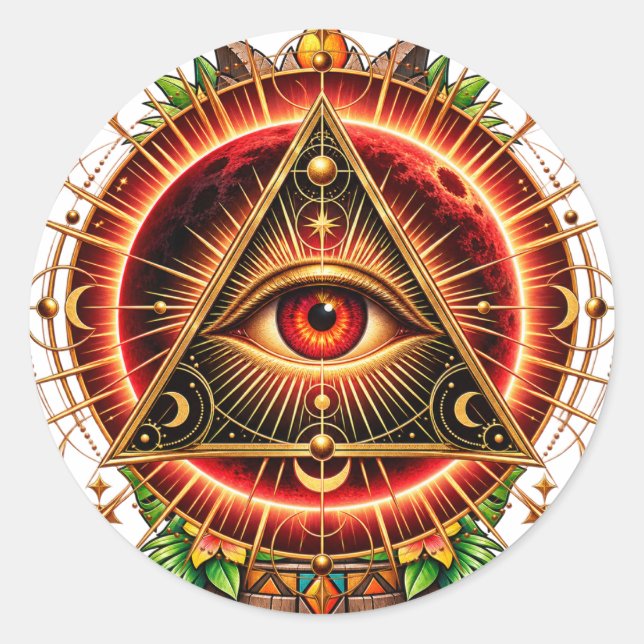 Solar Ember Eye Aufkleber (Vorderseite)