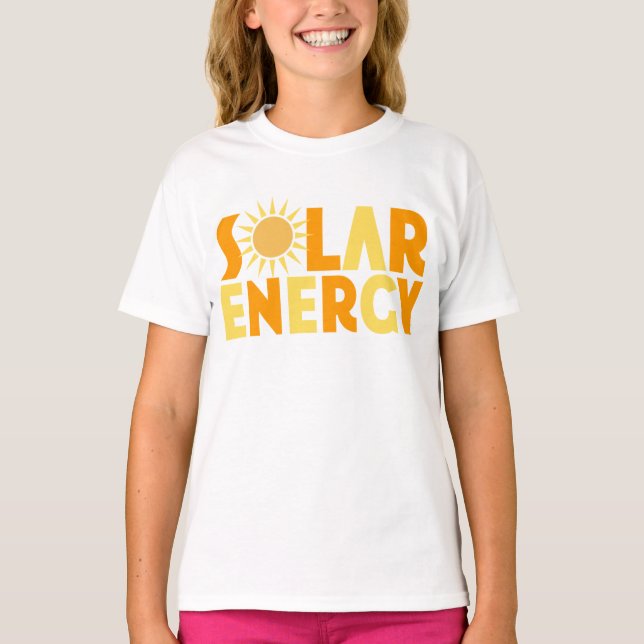 Solar Energy Gift T - Shirt (Vorderseite)