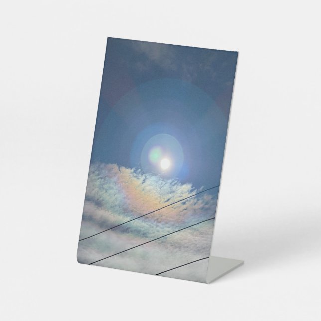 Solar-Flair - HEUTE SCHLECHT Sockelschild (Vorderseite)