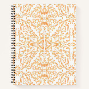 Solar Flare Gold Damask Handyhülle / iPad-Hülle Notizbuch
