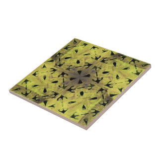 Solar Fragment abstrakt Geometrisch Fliese