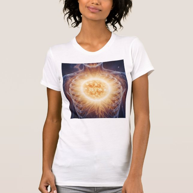Solar Heart Of  Love Power T-Shirt (Vorderseite)
