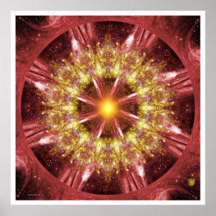 Solar Mandala 12 Poster