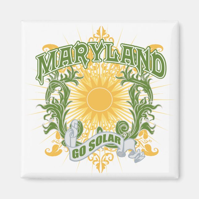 Solar Maryland Magnet (Vorne)