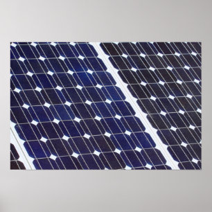 Solar panel poster