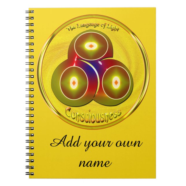 Solar Plexus Chakra - Bewusstsein Notizblock (Vorderseite)