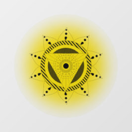 Solar Plexus Chakra Fensteraufkleber