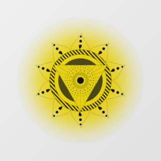 Solar Plexus Chakra Fensteraufkleber