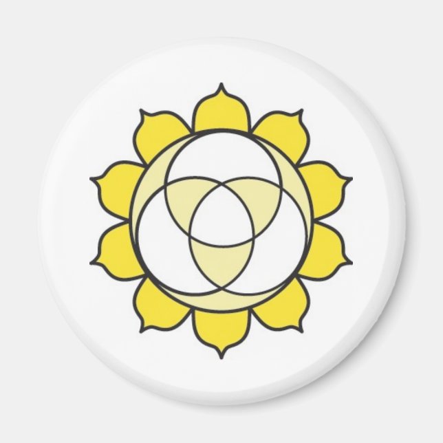 Solar Plexus Chakra Magnet (Vorne)