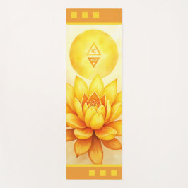 Solar Plexus Chakra Yoga Matte – Golden Power