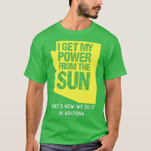 Solar Power Arizona Staat Sun Green Energy Panel G T-Shirt
