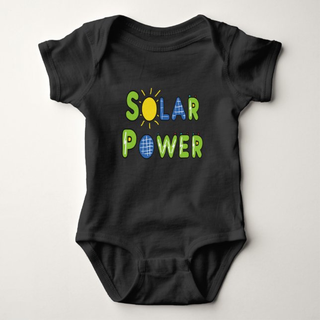 Solar-Power Baby Strampler (Vorderseite)