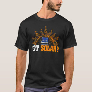Solar Power Ecologin Sun Energy Nature Environment T-Shirt