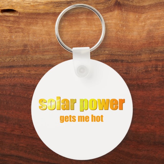 Solar Power heiß! Schlüsselanhänger (Vorderseite)