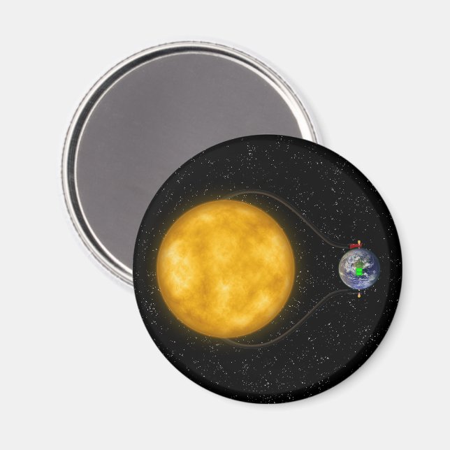 Solar-Power - Magnet (Vorderseite/Rückseite)