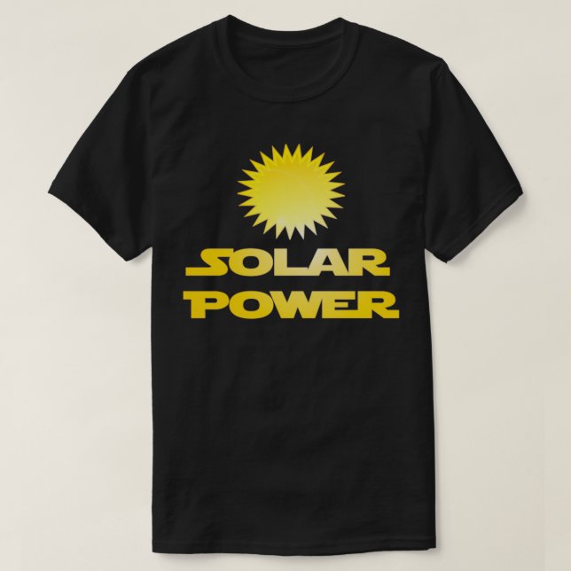 Solar-Power-Socken T-Shirt (Design vorne)