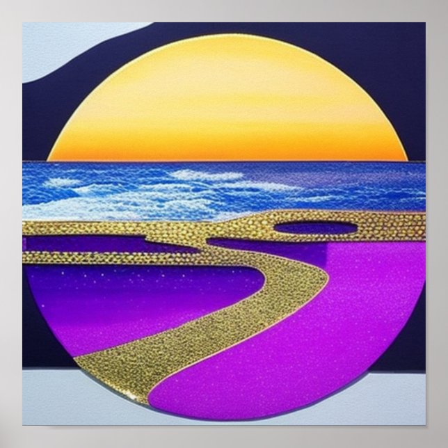 Solar River of Gold Poster (Vorne)