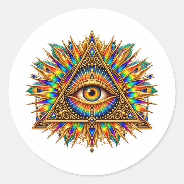 Solar Sentinel Eye Aufkleber (Vorderseite)