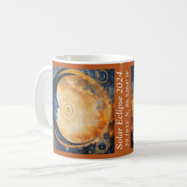 Solar Solstice GPS koordiniert Sun Moon Kaffeetasse
