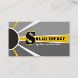 Solar/Sonnenenergie/Power Visitenkarte