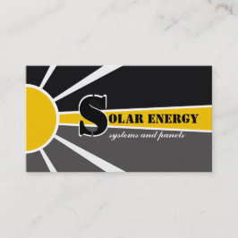 Solar/Sonnenenergie/Power Visitenkarte