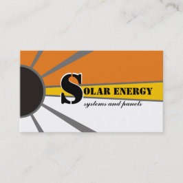 Solar/Sonnenenergie/Power Visitenkarte