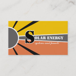 Solar/Sonnenenergie/Power Visitenkarte