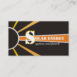 Solar/Sonnenenergie/Power Visitenkarte