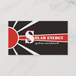 Solar/Sonnenenergie/Power Visitenkarte