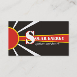 Solar/Sonnenenergie/Power Visitenkarte