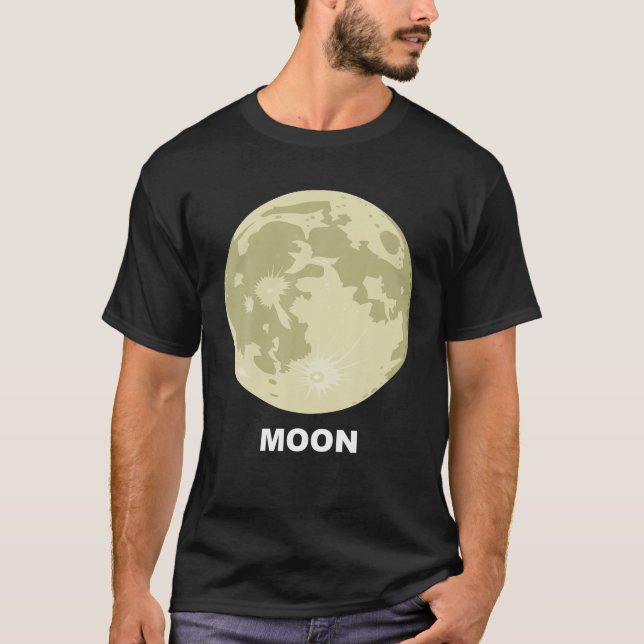 Solar System Group Kostüme Großerdmond T-Shirt (Vorderseite)